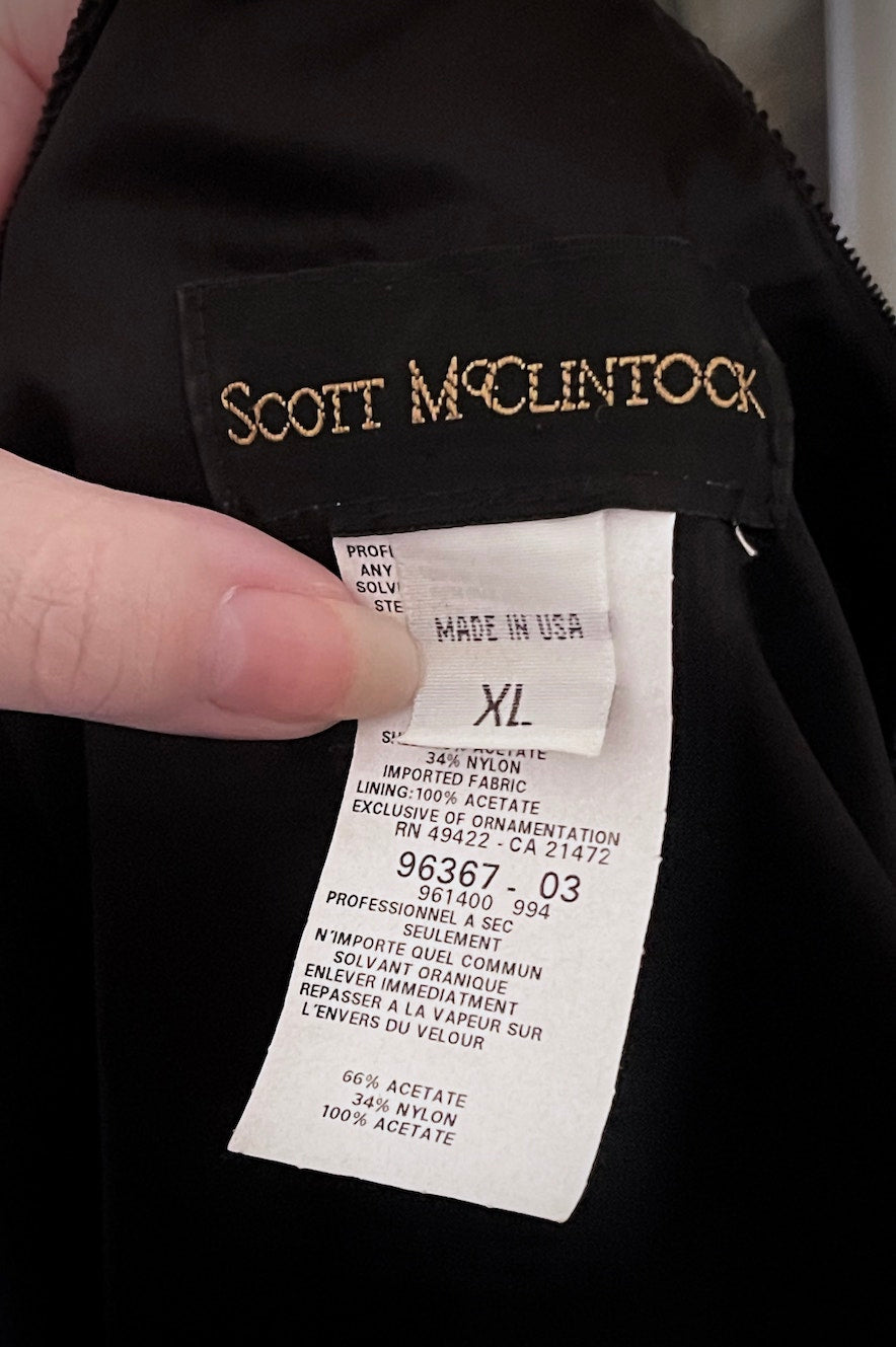 Vintage 1980's Scott McClintock tag