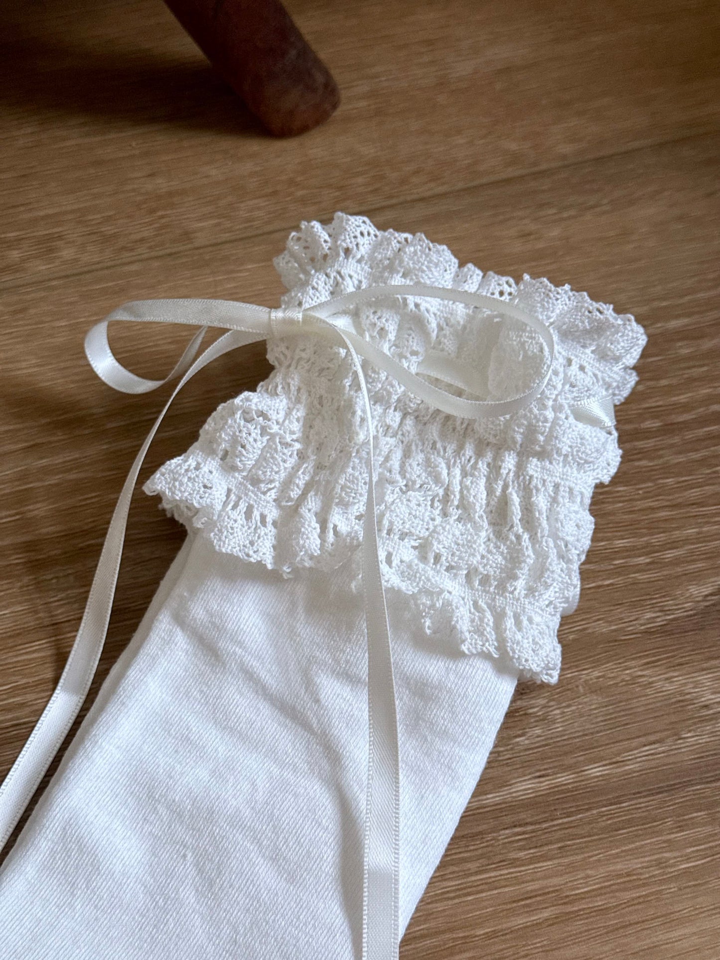 Up close lace trim