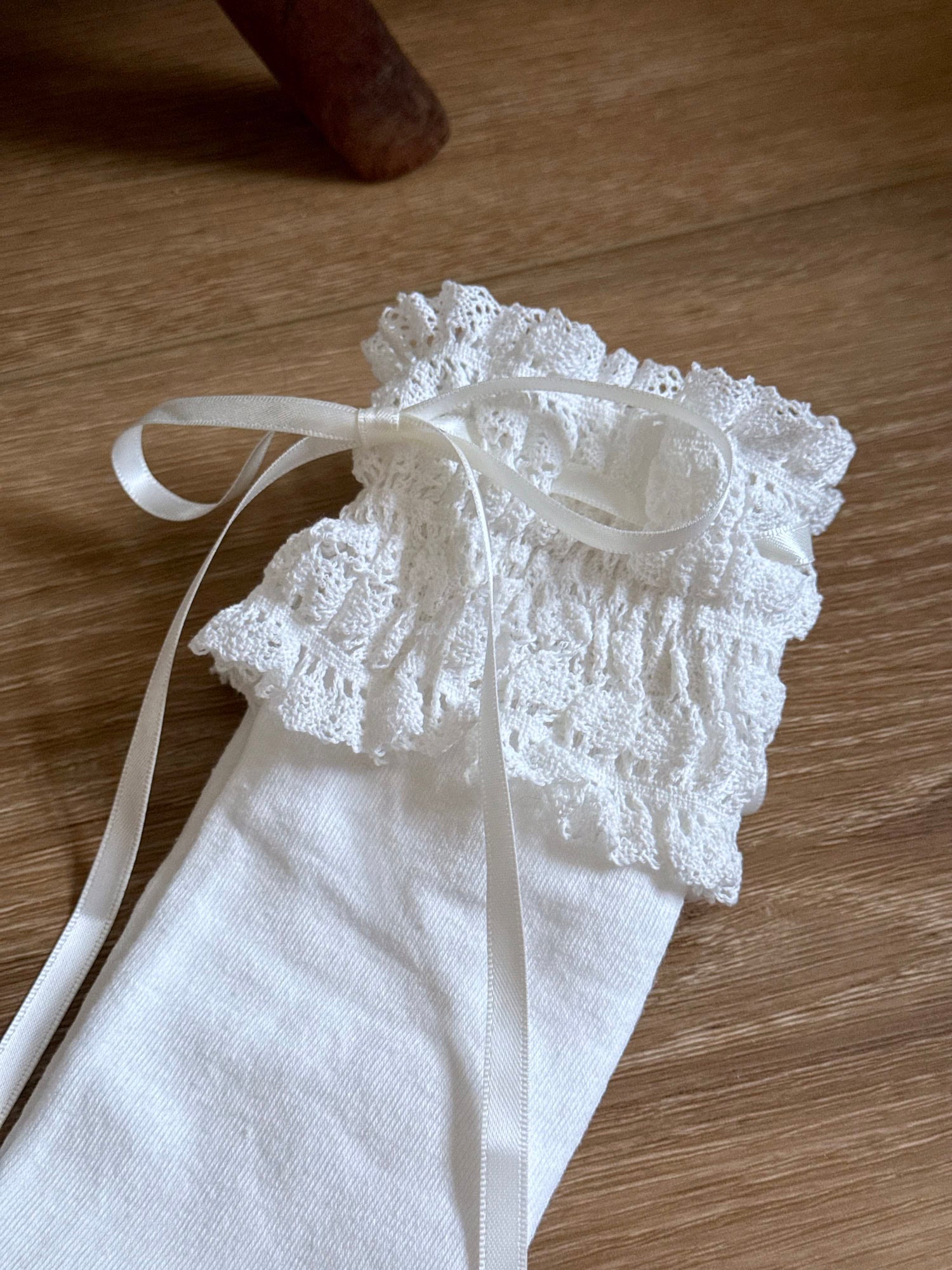 Up close lace trim