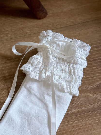 Up close lace trim
