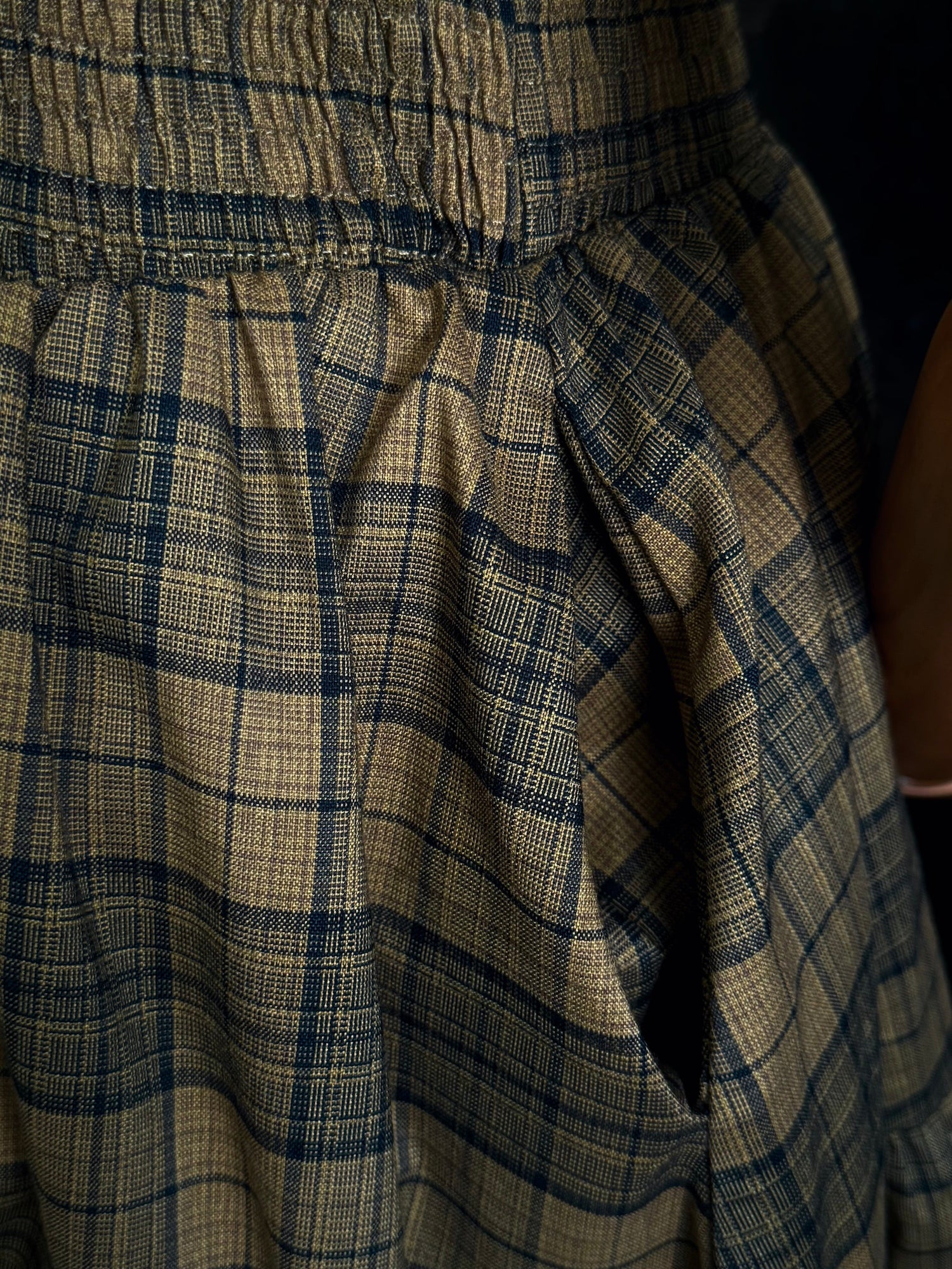 The pocket detail close-up 